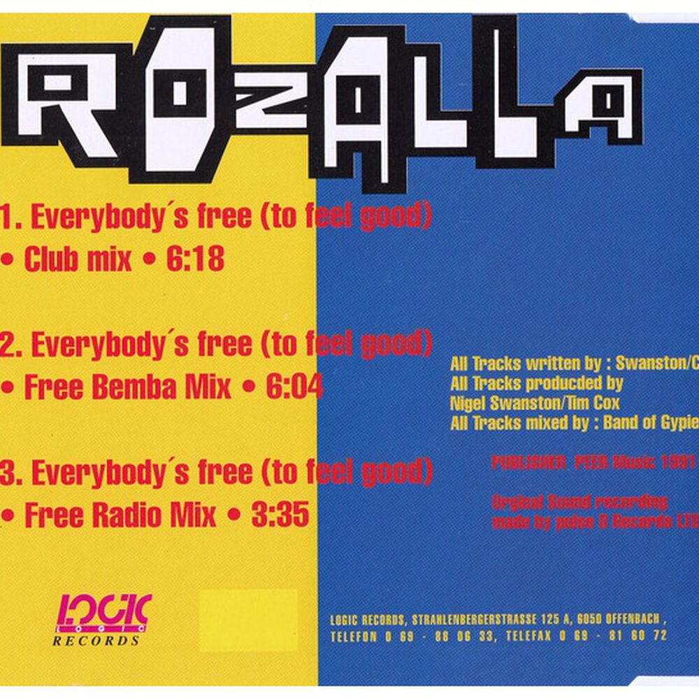 Rozalla - Everybody's Free | Cd Single Usado image number 1.0