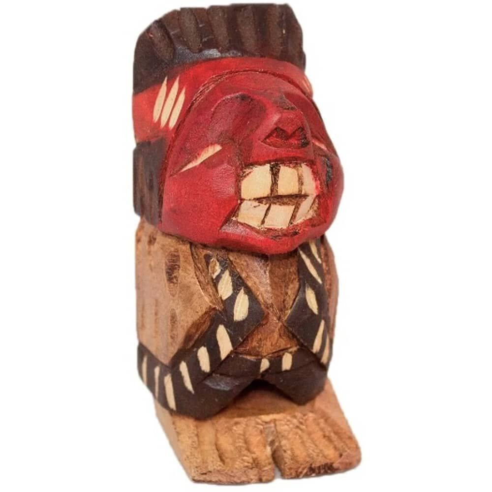 Indio P&iacute;caro De Madera Con Caja image number 2.0