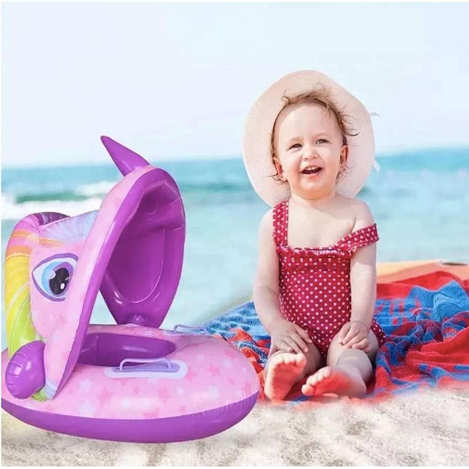 Flotador Dise&ntilde;o Sunout Protector Del Sol Ni&ntilde;os Bebes image number 3.0