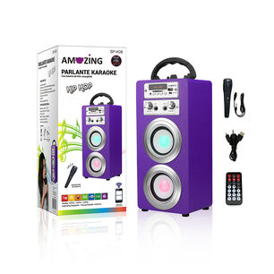 Parlante Karaoke Hip-hop / Mic Sp-k08 Morado