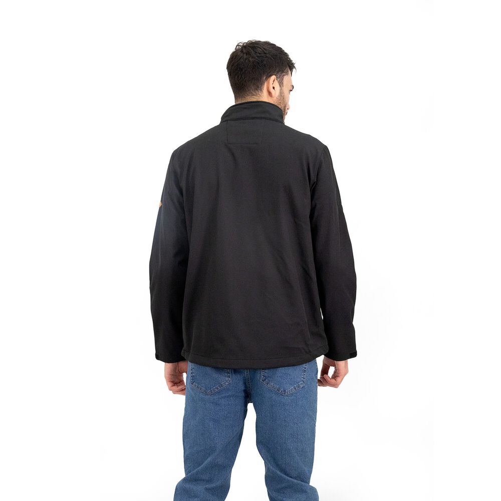 Softshell Quebec Lobo Negro Hombre image number 2.0