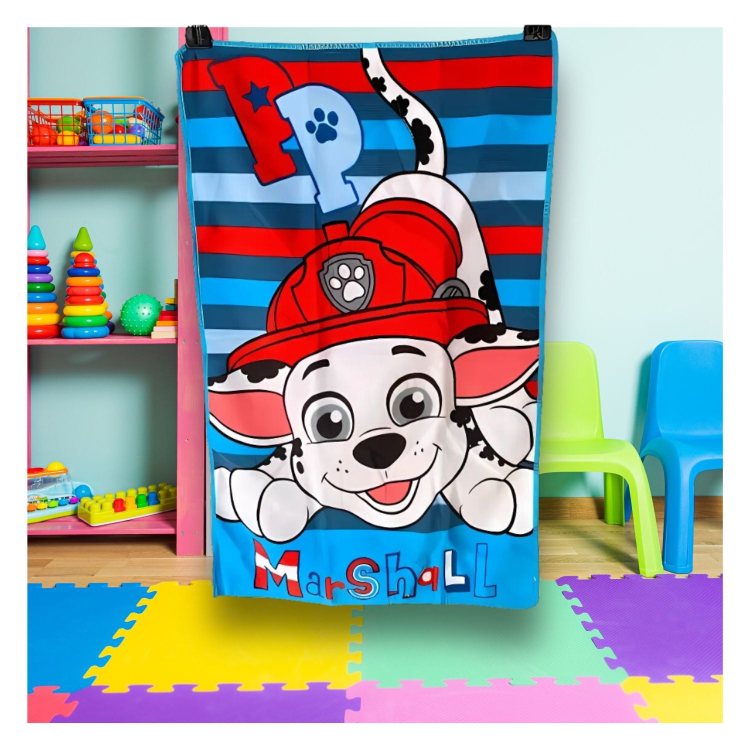 Toalla De 30x50cm Dibujo Animado Perro Dalmata Bombero Multiuso image number 1.0