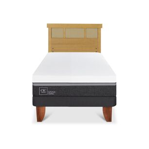 Cama Europea Cic Ortopedic Advance / 1.5 Plazas / Base Normal + Respaldo