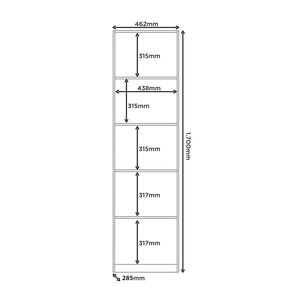 Despensa Multiuso Eden Marrocos / Off White 170 X 46.2 X 28,5