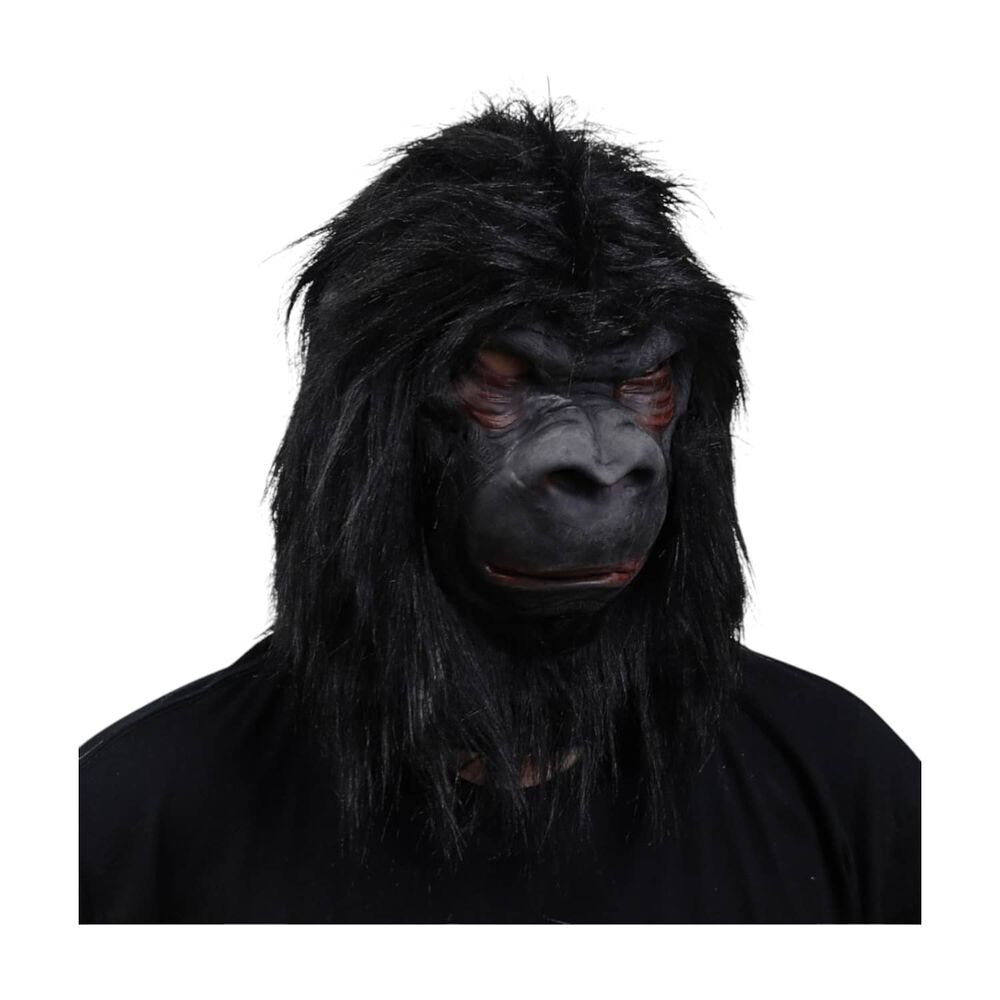 M&aacute;scara L&aacute;tex Gorila Realista Disfraz Adulto Halloween image number 3.0