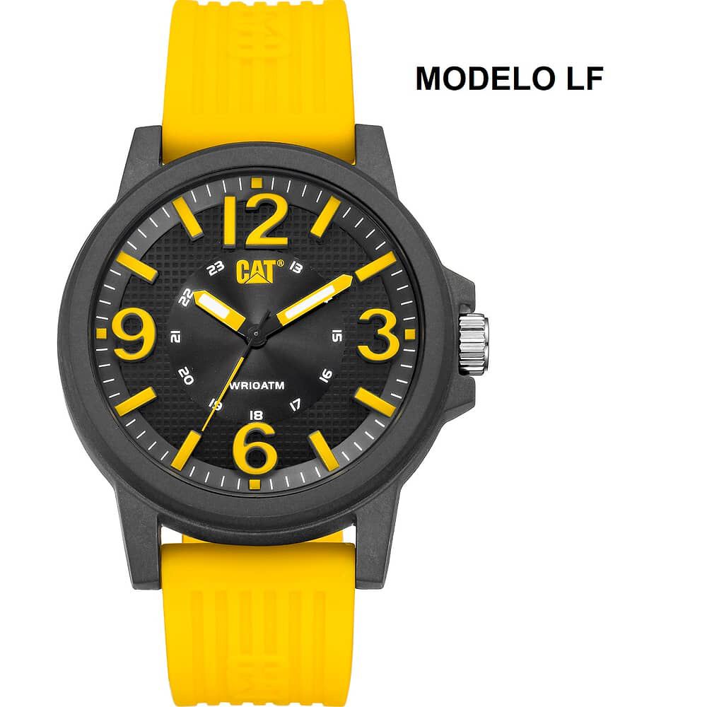 Correa Pulsera Cat Hombre Lf-27 Amarillo image number 2.0