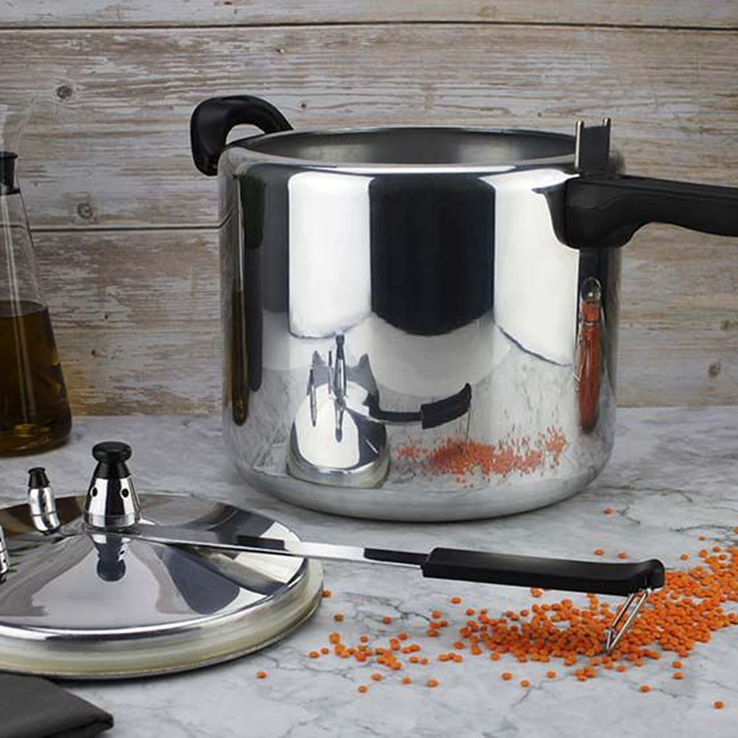 Olla A Presion 8 Litros Modelo Express Matic Ii Marca Marmicoc Color Crmo image number 5.0