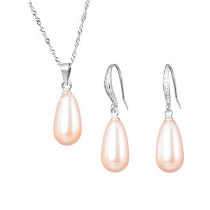 Conjunto Moscu Perlas Organicas Peach