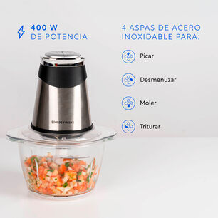 Picadora El&eacute;ctrica Alimentos Power Cutter 1,2 L Easyways
