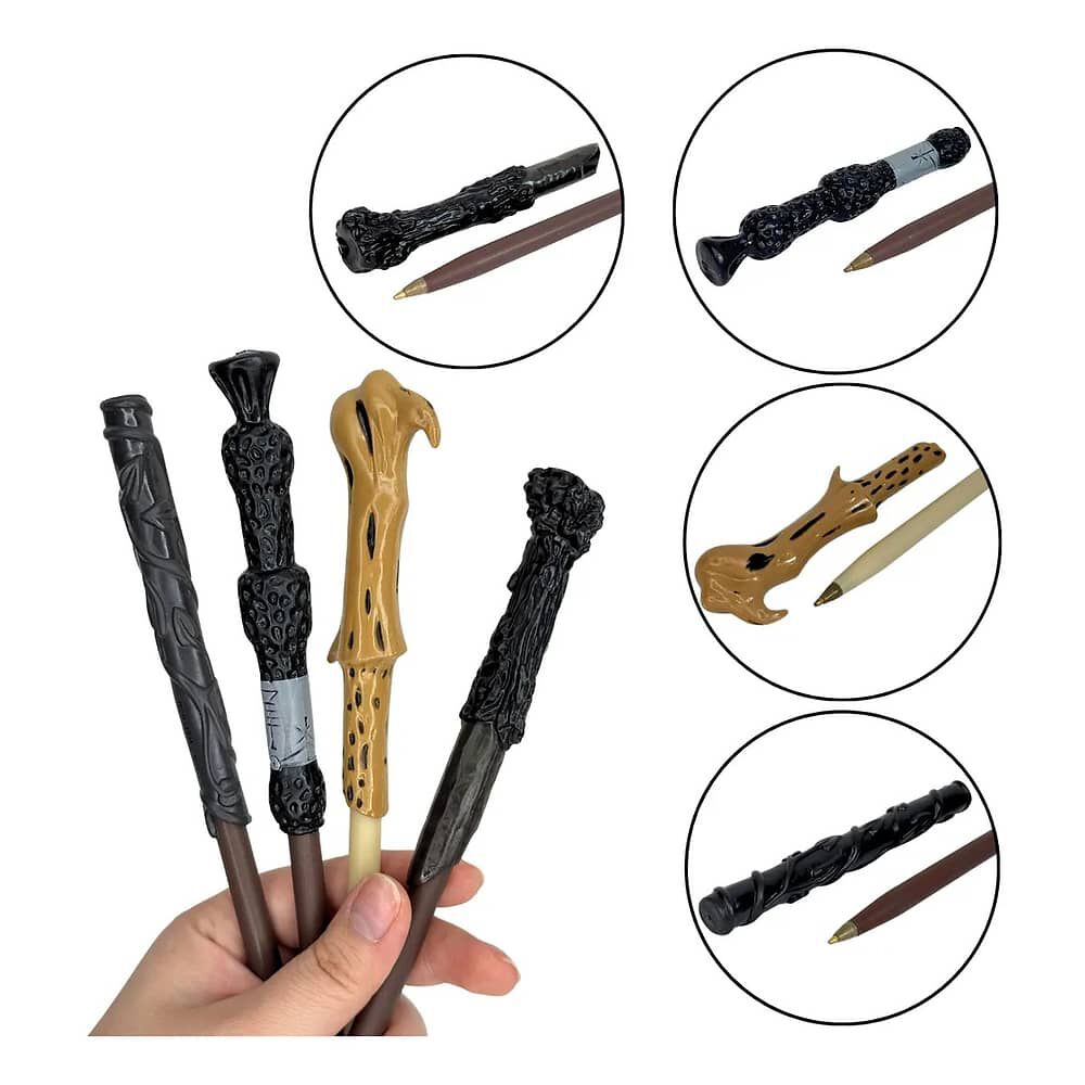 Set De L&aacute;pices Bol&iacute;grafos Varitas Harry Potter image number 0.0