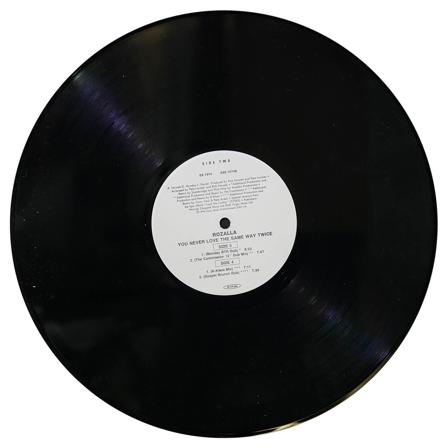 Rozalla - You Never Love The Same Way Twice (2 Lp) | 12" Maxi Single Usado image number 3.0