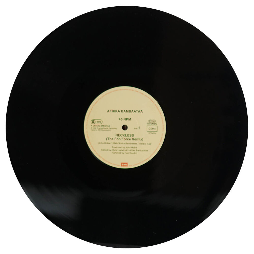 Afrika Bambaataa - Reckless (full Fon Remix) | 12" Maxi Single Usado image number 2.0