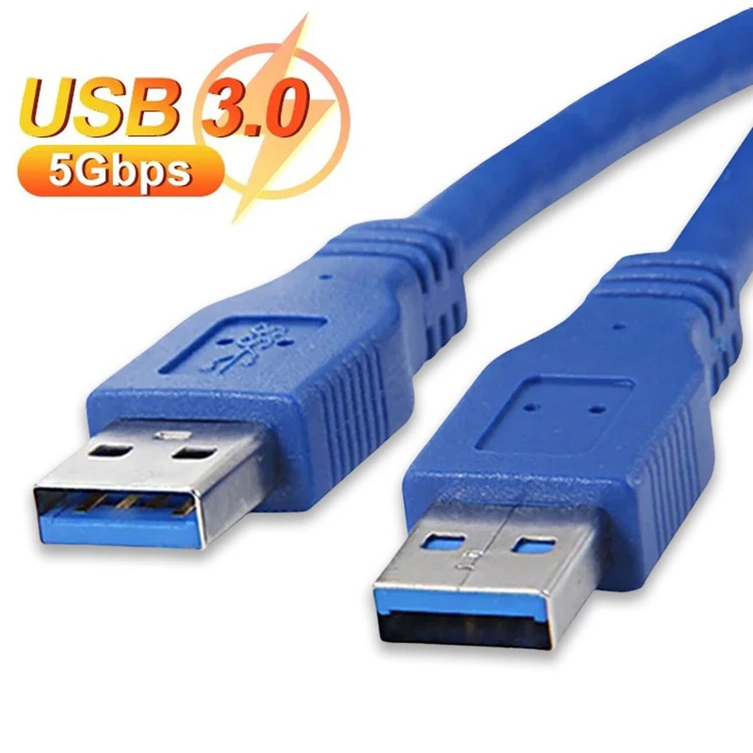 Cable Usb A Usb 3.0 Gb Datos Usb Macho A Usb Macho Resistente Abs Para Impresoras Notebook image number 0.0