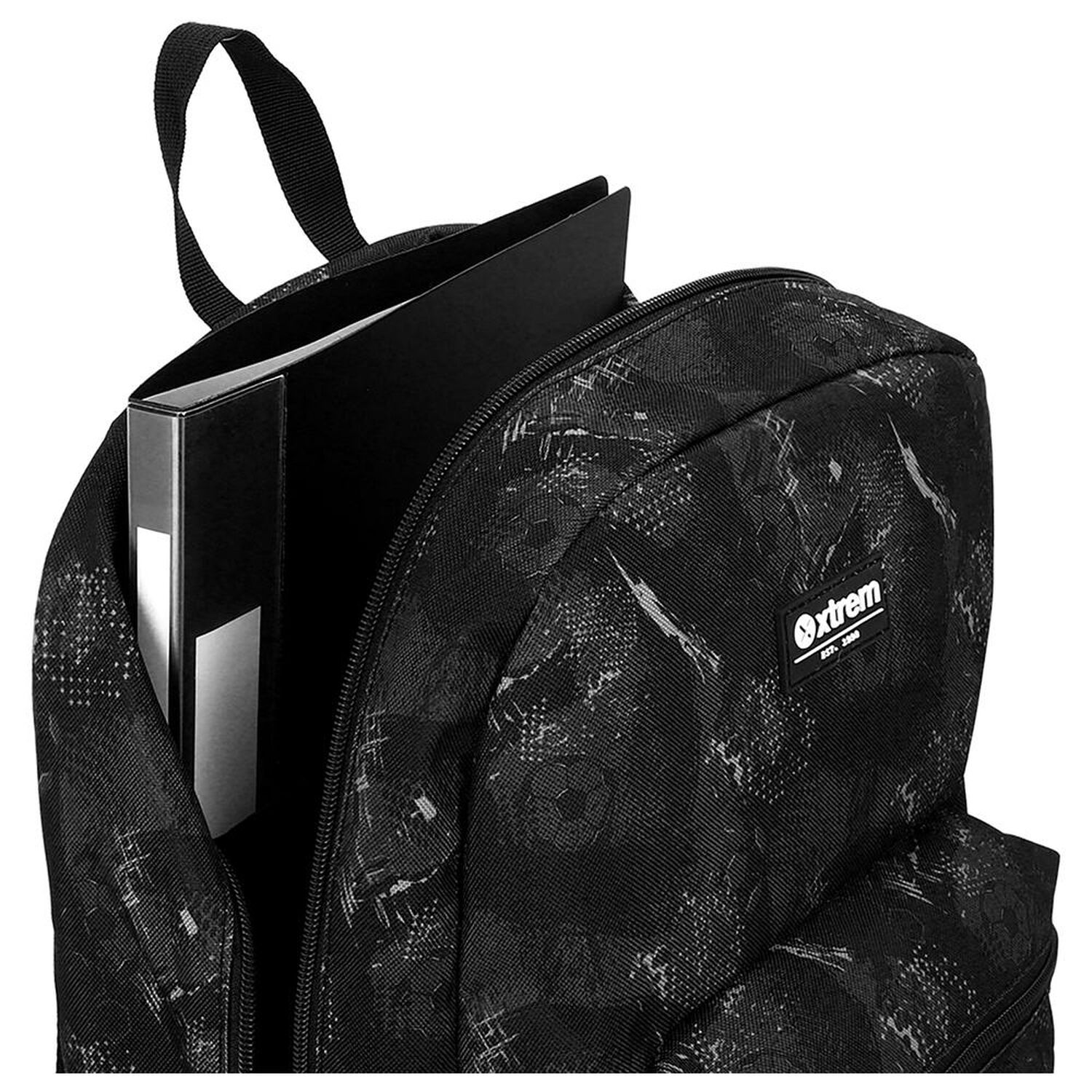 Triple Pack 6xt Mochila Ni&ntilde;o Xtrem F&uacute;tbol Negro image number 3.0