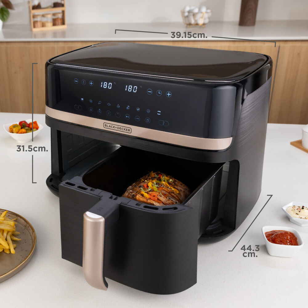 Freidora De Aire Dual Black+decker Purifry 9 Litros image number 2.0