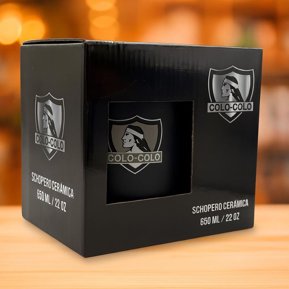 Shopero Colo-colo Cerámica 650 Ml Con Caja Negro image number 2.0