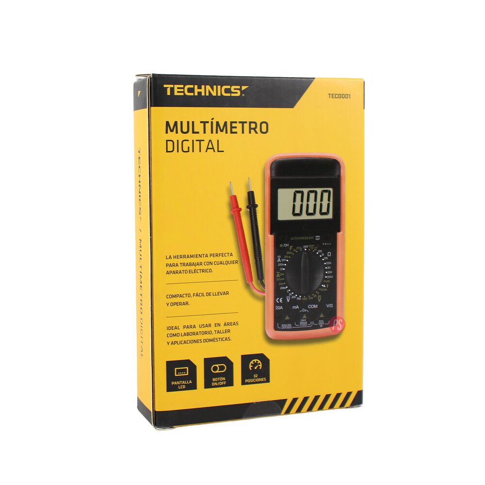 Multitester Digital Dm9205a Preciso Y F&aacute;cil De Usar - Ps image number 2.0