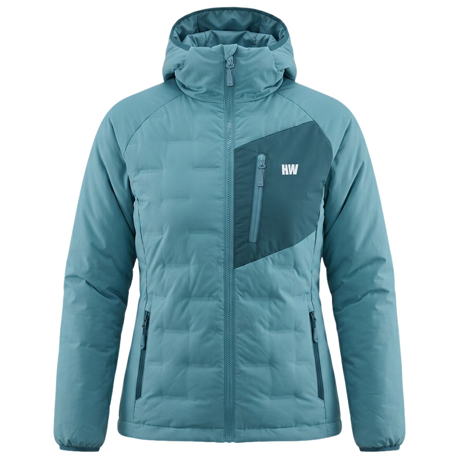 Parka Insulada Hw Explorer Mujer Aqua image number 0.0