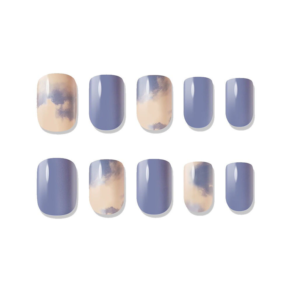 Muzmak - Uñas Press On Pale Marble Regular Square 36 U. image number 1.0