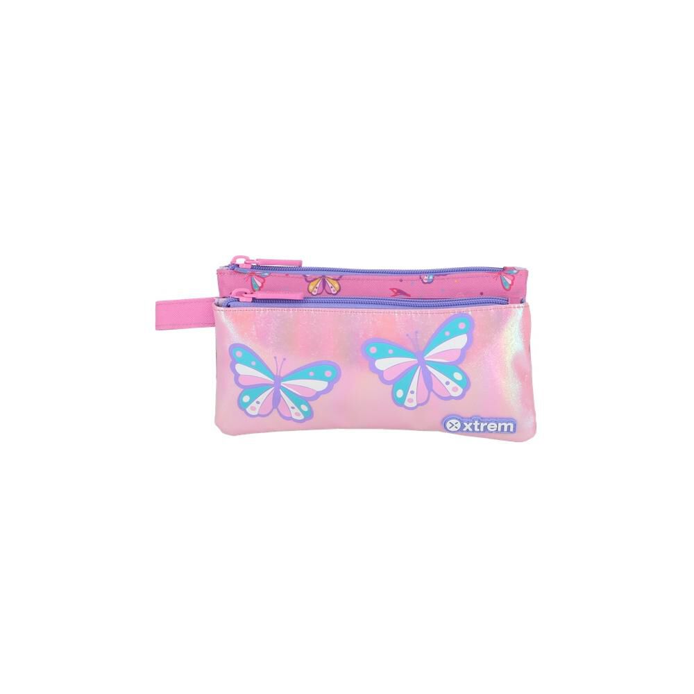 Estuche Xtrem Trinity 6xt Mariposas Rosado/morado image number 0.0