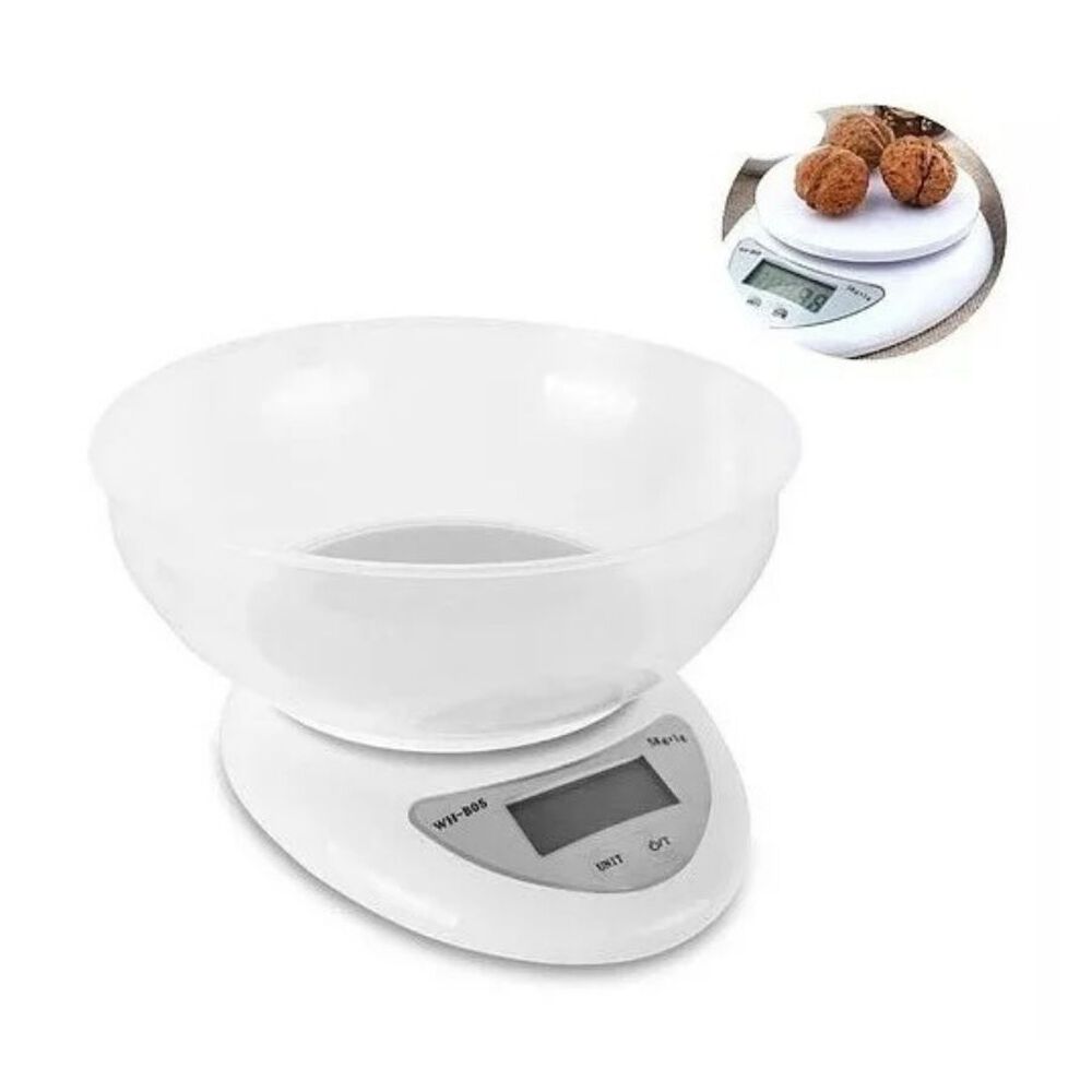 Balanza Digital Pesa Cocina Con Bowl Medidor Repostería image number 2.0