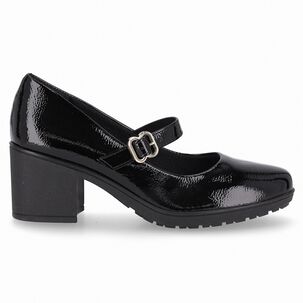Zapato Mary Jane Mujer Negro/charol Daiane Piccadilly