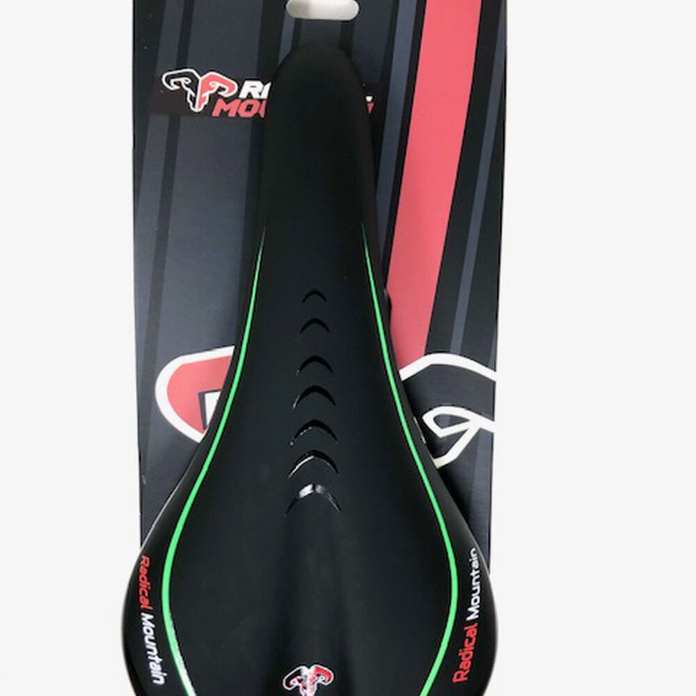 Asiento Mtb Negro/verde Radical Mountain image number 0.0