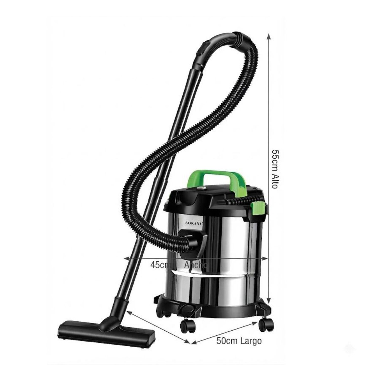 Aspiradora Industrial Tambor Sokany 2500w image number 3.0