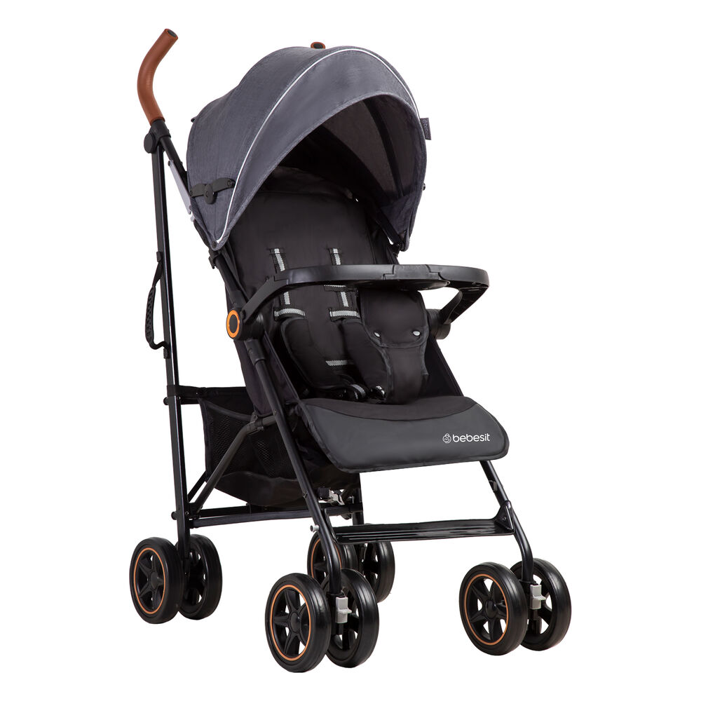 Coche Paragua Magic Ride Fiesta Gris Bebesit image number 0.0