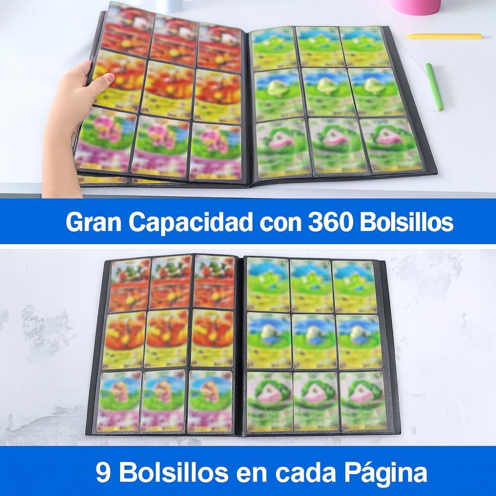 Carpeta Para Cartas Coleccionables Tcg 360 Bolsillos image number 2.0