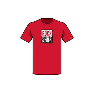 Polera Rockshox Manga Corta R2206 Rojo