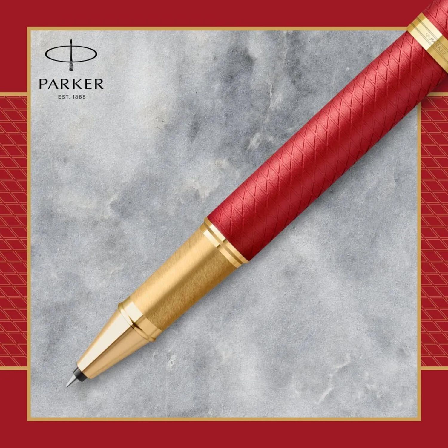 Bol&iacute;grafo Rollerball Parker Im Premium Rojo Tinta Negra image number 5.0