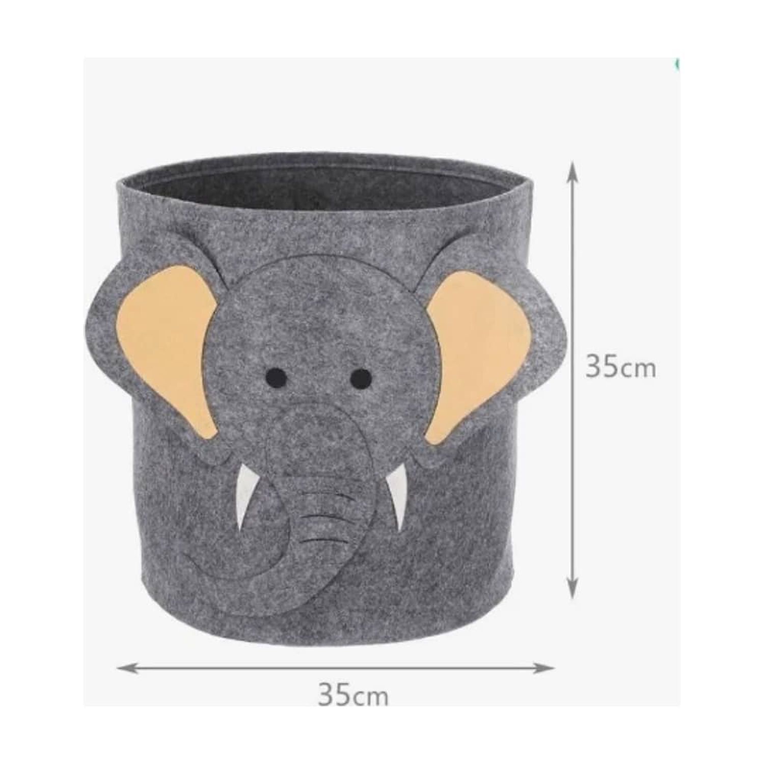 Cesto De Ropa Juguetes Infantil Animales Material Resistente image number 1.0