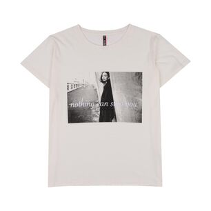 Polera Estampada Manga Corta Cuello Redondo Mujer Rolly Go
