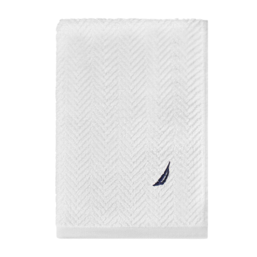 Set 3 Toallas Nautica Vis Cara+mano+cuerpo 100% Algod&oacute;n Alta Calidad Blanco image number 4.0