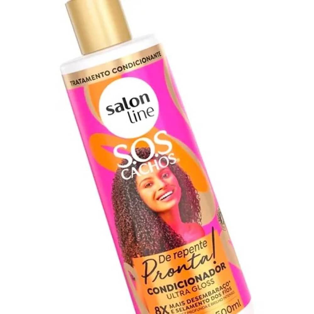 Sos Acondicionador Ultra Gloss Pronta 500ml Salon Line image number 3.0