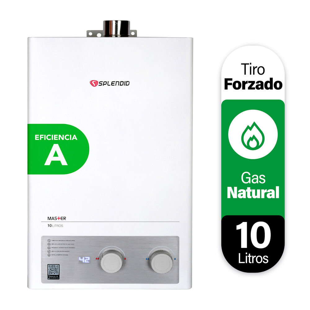 Calefon 10 Litros Master Tiro Forzado Gas Natural image number 0.0