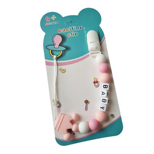 Sujeta Chupete Clip Porta Chupete Silicona Baby Afirma Tete