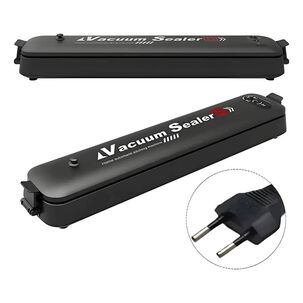 Maquina Selladora Al Vacio Para Alimentos + Bolsas Color Negro