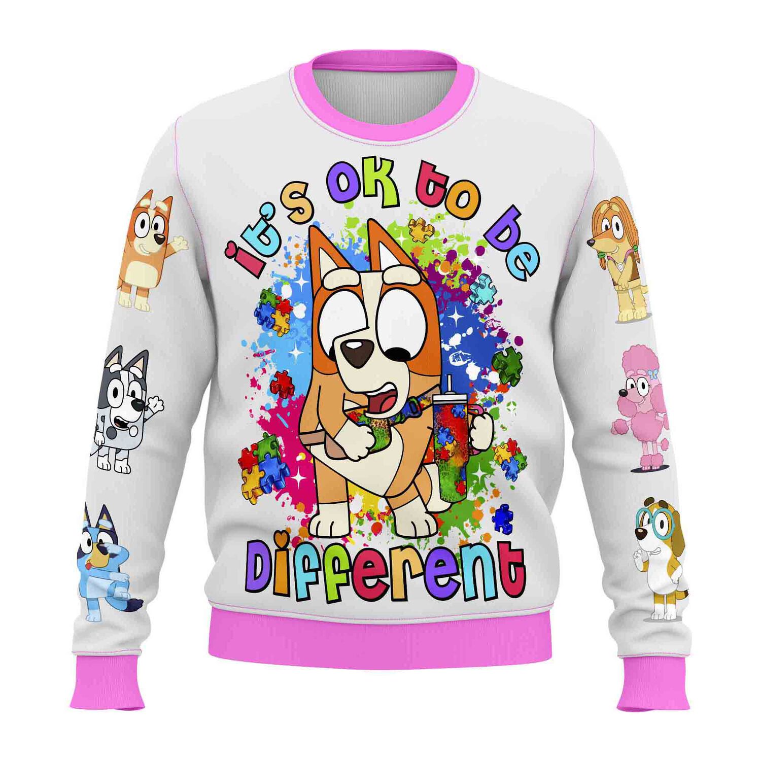 Poleron Infantil Bluey Rd7 image number 0.0
