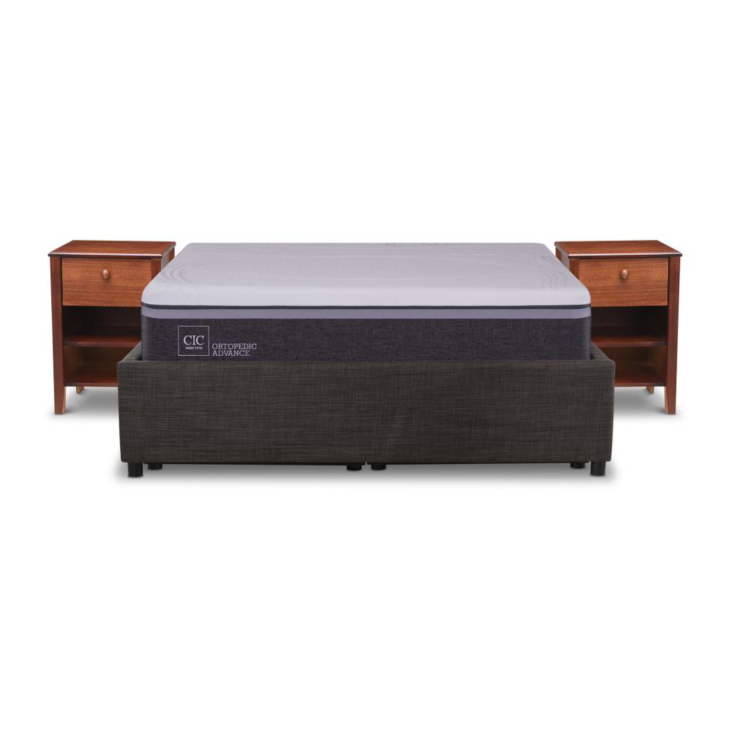 Cama Ba&uacute;l Cic Ortopedic Advance / 2 Plazas / Base Normal + Velador image number 0.0
