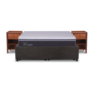 Cama Ba&uacute;l Cic Ortopedic Advance / 2 Plazas / Base Normal + Velador
