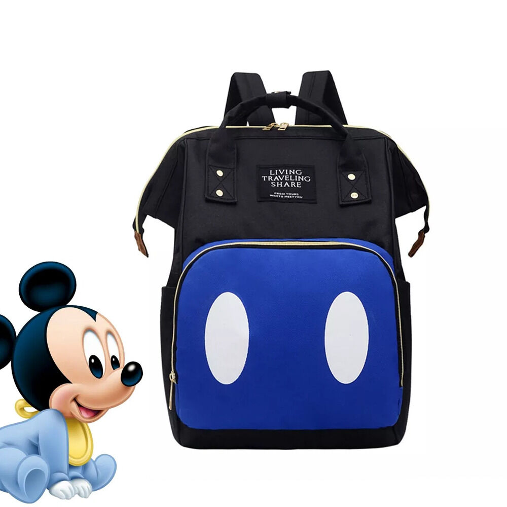 Multifuncional Mochila Maternal Disney Bolso Pañalera Bebe image number 0.0
