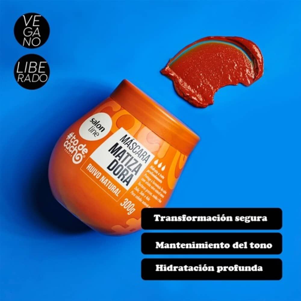 Mascara Matizadora To De Cacho Ruivo Natural 300gr Salon Line image number 2.0