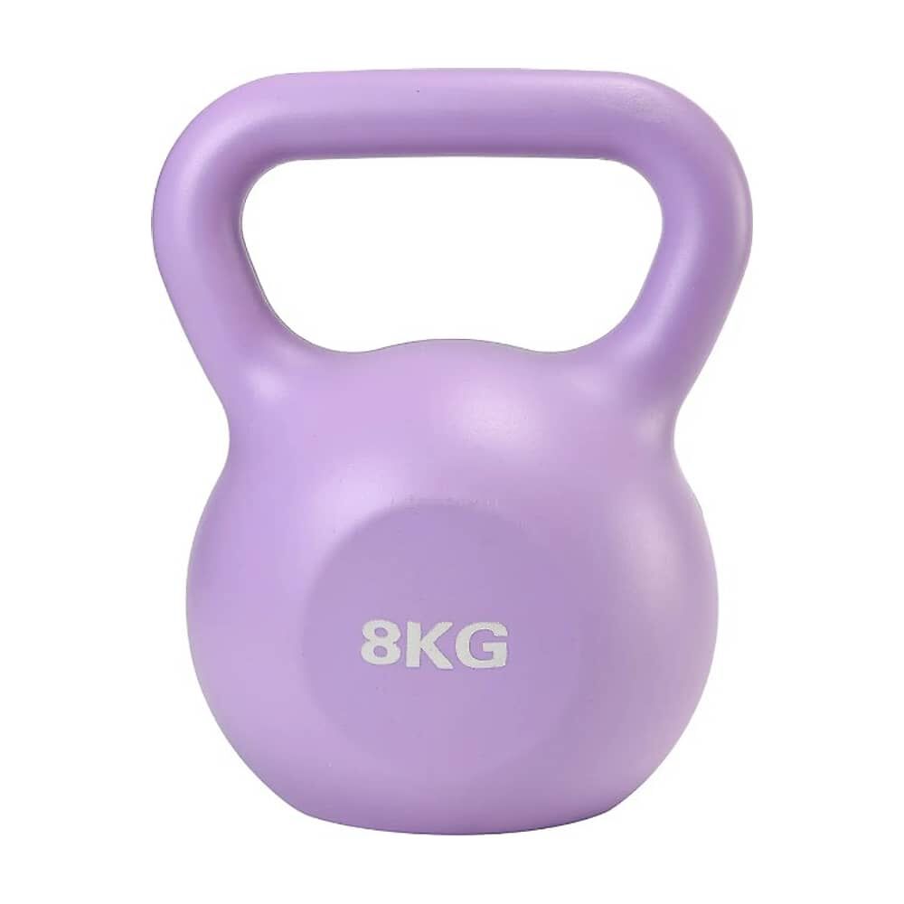 Pesa Rusa Kettlebell 8kg Entrenamiento Fitness Crossfit Lila image number 0.0