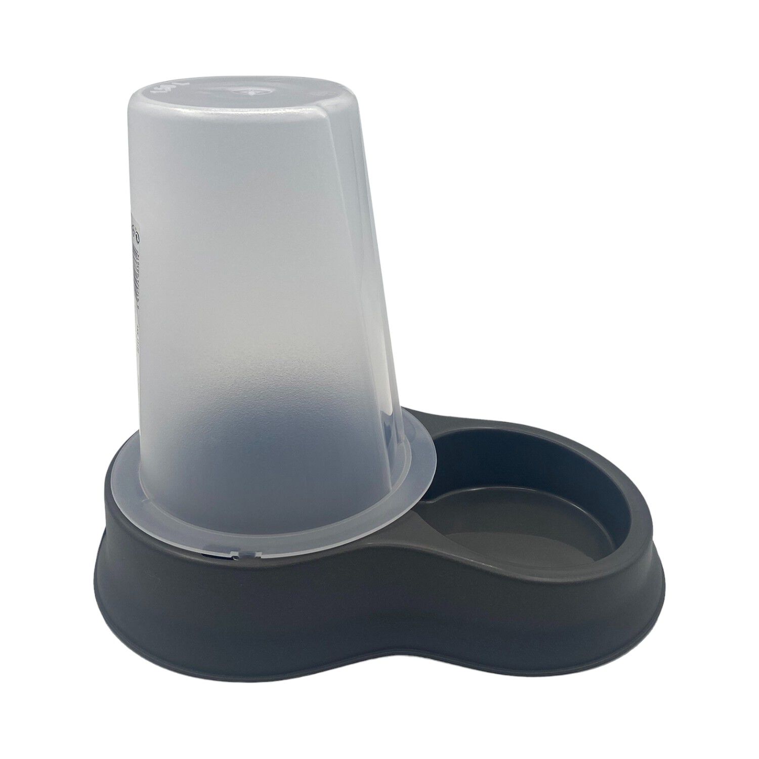 Dispensador Mascota Agua Y Comida 0,65 L Negro Plastiken image number 3.0