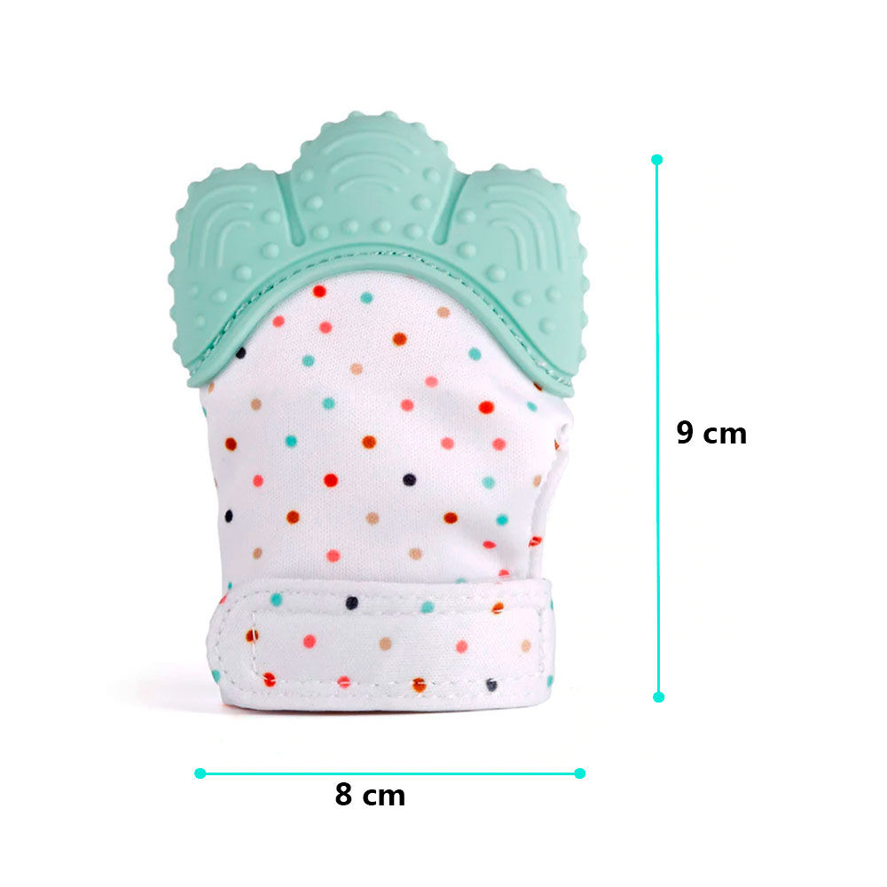 Guante Mordedor Mitón Silicona Dentición Rasca Encía De Bebé image number 1.0