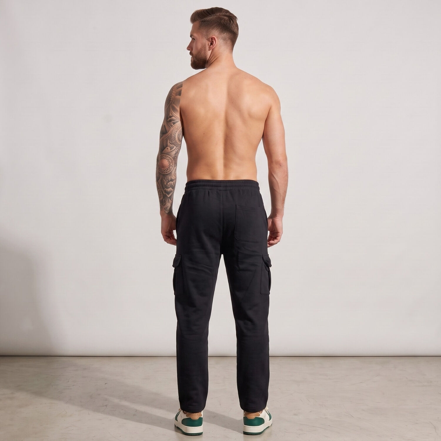 Pantalon Buzo Cargo Forro Polar Hombre image number 2.0