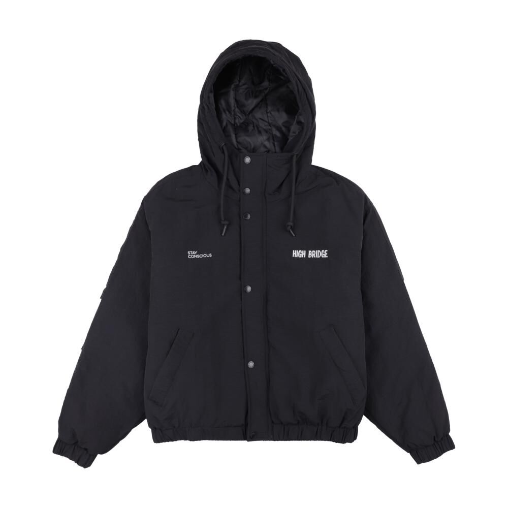 Chaqueta Lisa Regular Cuello Alto Con Capucha Hombre Rolly Go image number 0.0