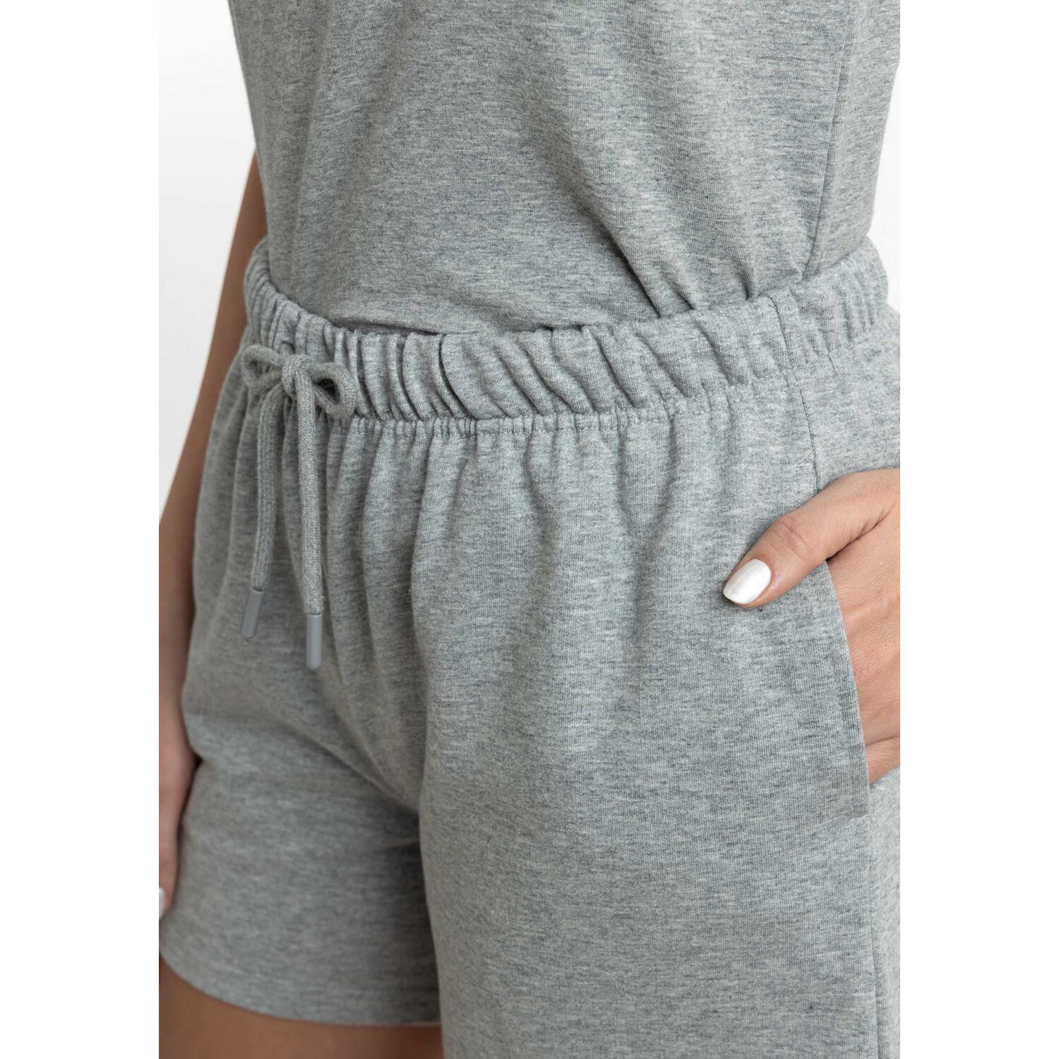 Pijama Corto Algod&oacute;n Mujer Kayser 70.1143m-gri image number 3.0